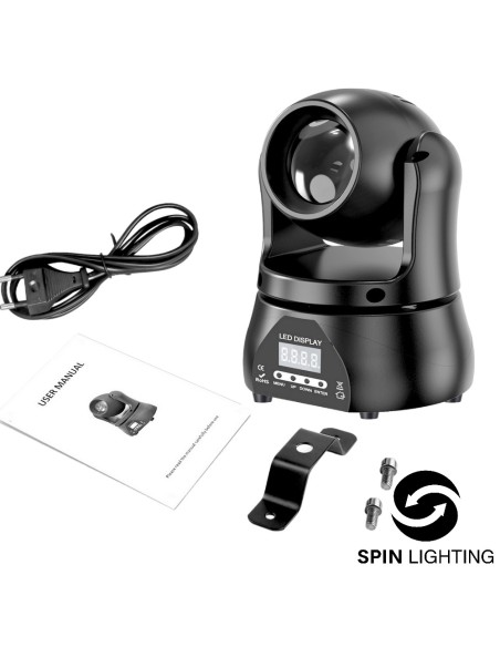 SPIN Lighting : 40W RGBW Led Mini Moving Head
