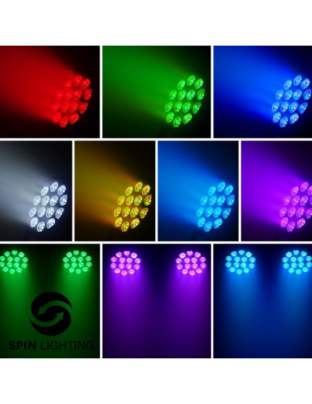 SPIN Lighting : 14 x6W RGBW LED Par Light