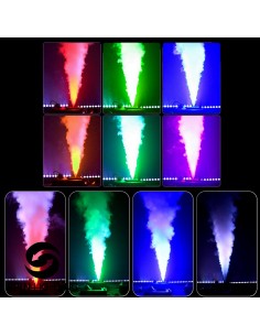 SPIN Lighting : 1500W Smoke Machine 24 LEDS RGB - 2.5L 2