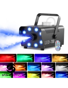 SPIN Lighting : 700W Smoke Machine 8 LEDS RGB 2