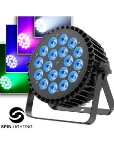 SPIN Lighting : 18 x8W RGBWA + UVLED