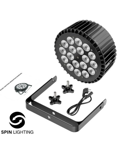SPIN Lighting : 18 x8W RGBWA + UVLED