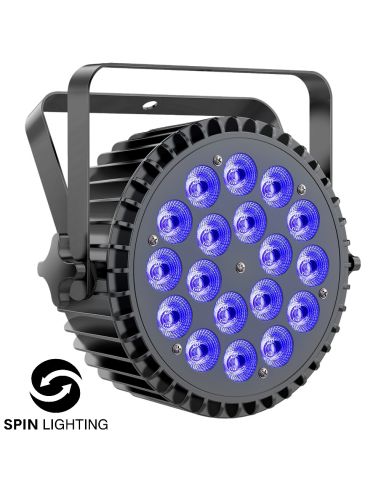 SPIN Lighting : 18 x8W RGBWA + UVLED