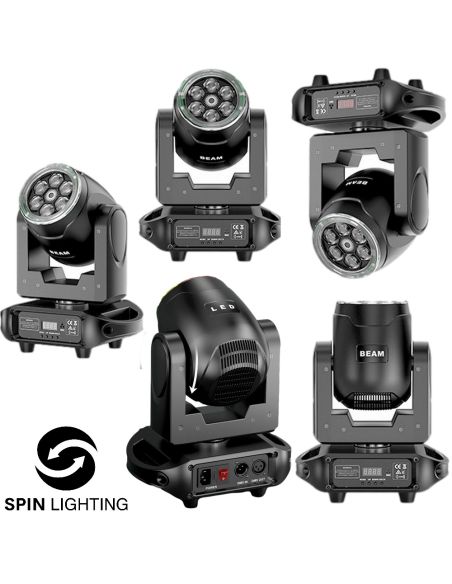 SPIN Lighting : 90W RGBW Green Laser