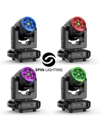 SPIN Lighting : 90W RGBW Green Laser