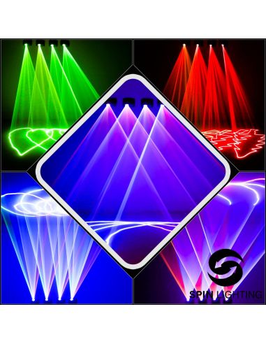 SPIN Lighting : Laser Projector RGB LED