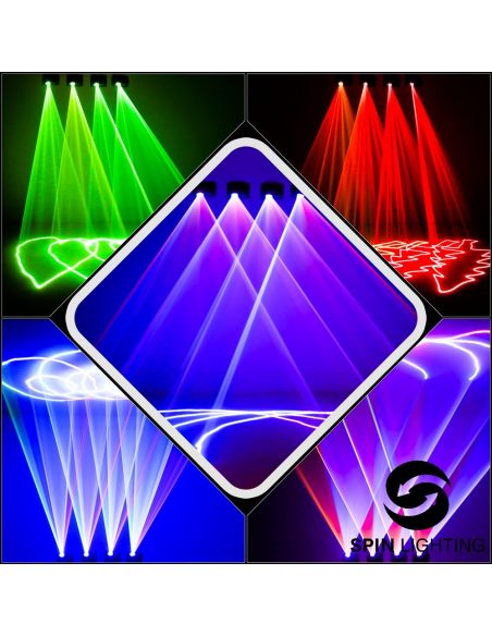 SPIN Lighting : Laser Projector RGB LED