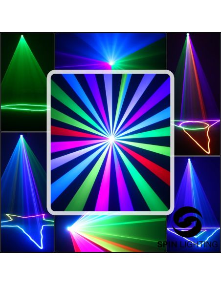 SPIN Lighting : Laser Projector RGB LED