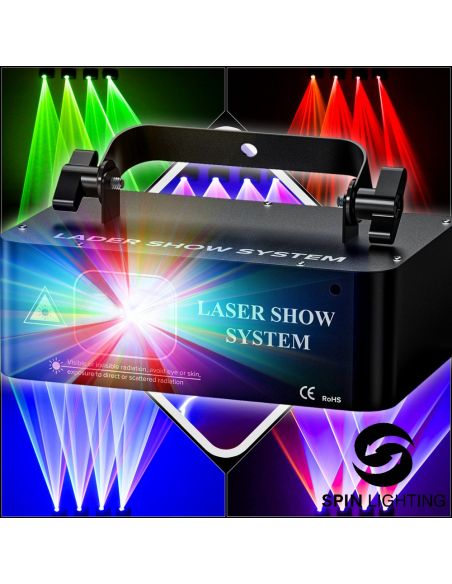 SPIN Lighting : Laser Projector RGB LED