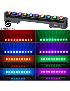 SPIN Lighting : 10 x25W RGBW LED Motorised LightBar 2