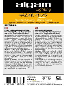 ALGAM LIGHTING - Liquide Hazer 5L 2
