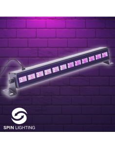SPIN Lighting : 12 x 3W UV Black Bar LED 2