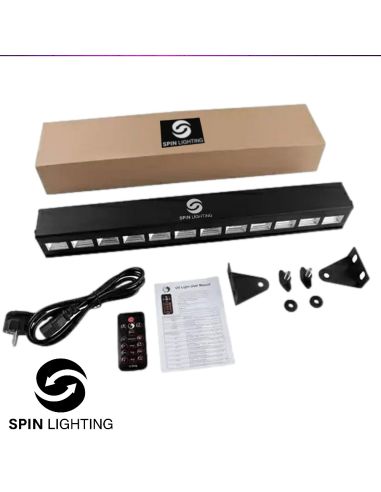 SPIN Lighting : 12 x 3W UV Black Bar LED