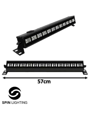SPIN Lighting : 12 x 3W UV Black Bar LED