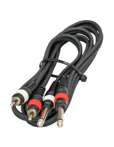 Hilec - 2x RCA / 2x Mono Jack - 3m