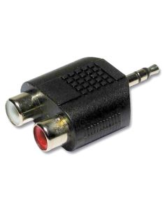 Hilec - Female RCA stereo / Male 3.5 mm stereo Jack adapter