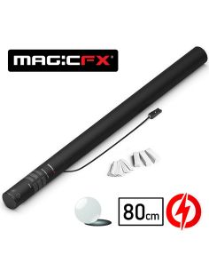 Magic FX : Electric Confetti Shot Metallic 80 cm - White