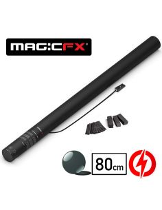 Magic FX : Electric Confetti Shot Metallic 80 cm - Noir