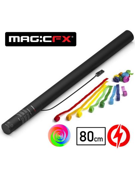 Magic FX : Electric Streamers Shot 80 cm - Multicolour