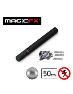 Magic FX : Handheld Confetti Shot 50 cm - zilver