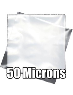 100 Pcs - Polythene Record Outer Sleeve 12'' Vinyls 50...