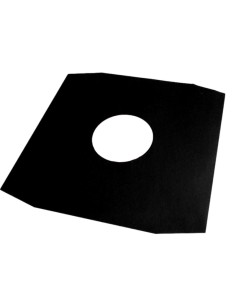 10 Pcs - Paper Inner Sleeves Luxe Black 12'' Vinyls