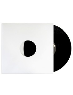 25 Pcs - White Carboard Record Sleeves With Spine And...