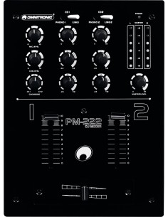 OMNITRONIC PM-222 2-Channel DJ Mixer 2