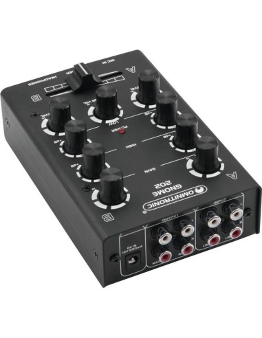 Omnitronic Gnome-202 2-kanaals Mini DJ Mixer,...